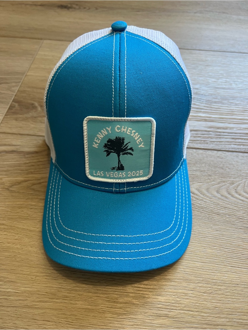 Kenny Chesney Las Vegas 2025 Blue Trucker Hat